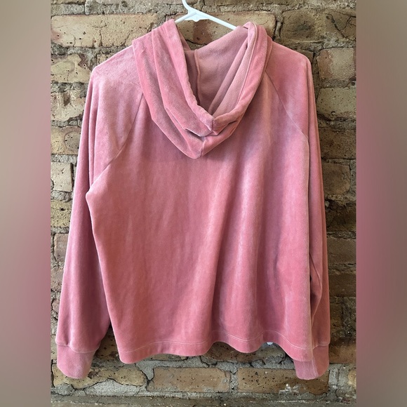 J. Crew Factory Velour Hoodie - Picture 3 of 4